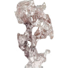 Currey and Company 1200-0974 Faux Rock Crystal Sculpture in Purple Pink/Clear