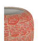 Currey and Company 1200-0979 Happiness Preserve Jar in Red/Beige