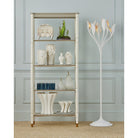 Currey and Company 1200-0984 Flower Maria Vase in White