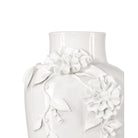 Currey and Company 1200-0985 Flower Maria Vase in White