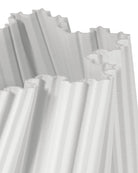 Currey and Company 1200-1005 Whorl Vase in White