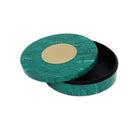 Currey and Company 1200-1061 Transformation Box in Marbled Green/Brushed Brass