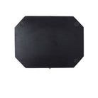 Currey and Company 1200-1063 Glasshouse Tole Tray Set of 2 in Black/Gold