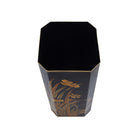 Currey and Company 1200-1064 Glasshouse Tole Umbrella Stand in Black/Gold