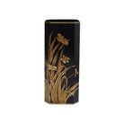 Currey and Company 1200-1064 Glasshouse Tole Umbrella Stand in Black/Gold