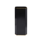 Currey and Company 1200-1064 Glasshouse Tole Umbrella Stand in Black/Gold