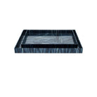 Currey and Company 1200-1068 Winter Harvest Tray Set of 2 in Blue