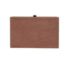 Currey and Company 1200-1069 Leather & Raffia Box Set of 2 in Brown/Natural
