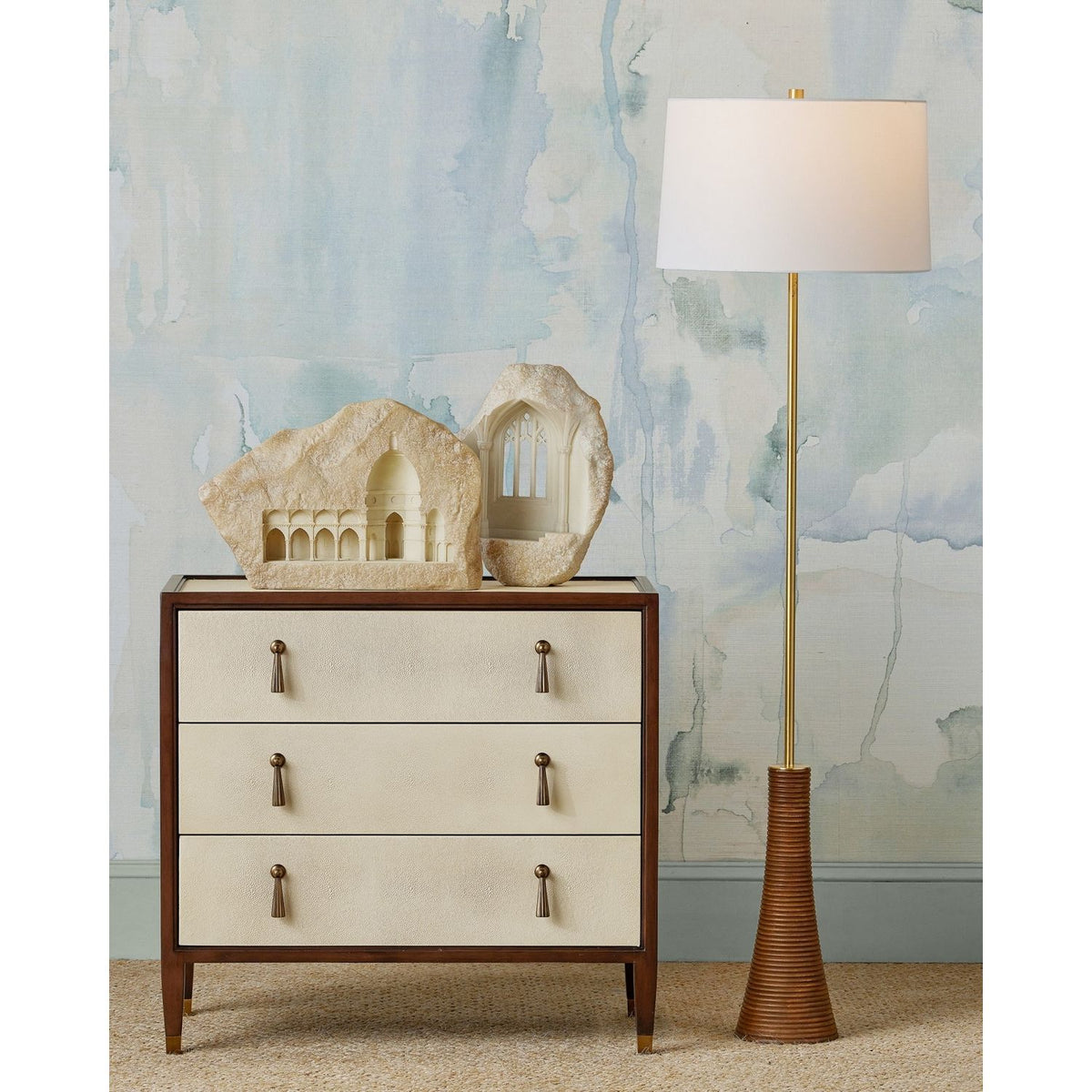 Currey and Company 1200-1072 Architectural Remnant in Antique White