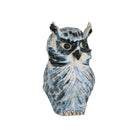 Currey and Company 1200-1076 Mina the Owl in Blue/White/Black
