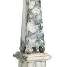 Currey and Company 1200-1078 Sorority Obelisk in Green/Off-White