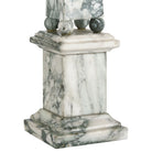 Currey and Company 1200-1078 Sorority Obelisk in Green/Off-White