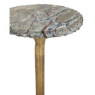 Currey and Company 4000-0250 Wilderness Drinks Table in Antique Brass/Natural
