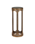 Currey and Company 4000-0251 Capella Accent Table in Coffee Bronze/Smoke