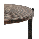 Currey and Company 4000-0256 Unity Accent Table in Antique Bronze/Dark Bronze