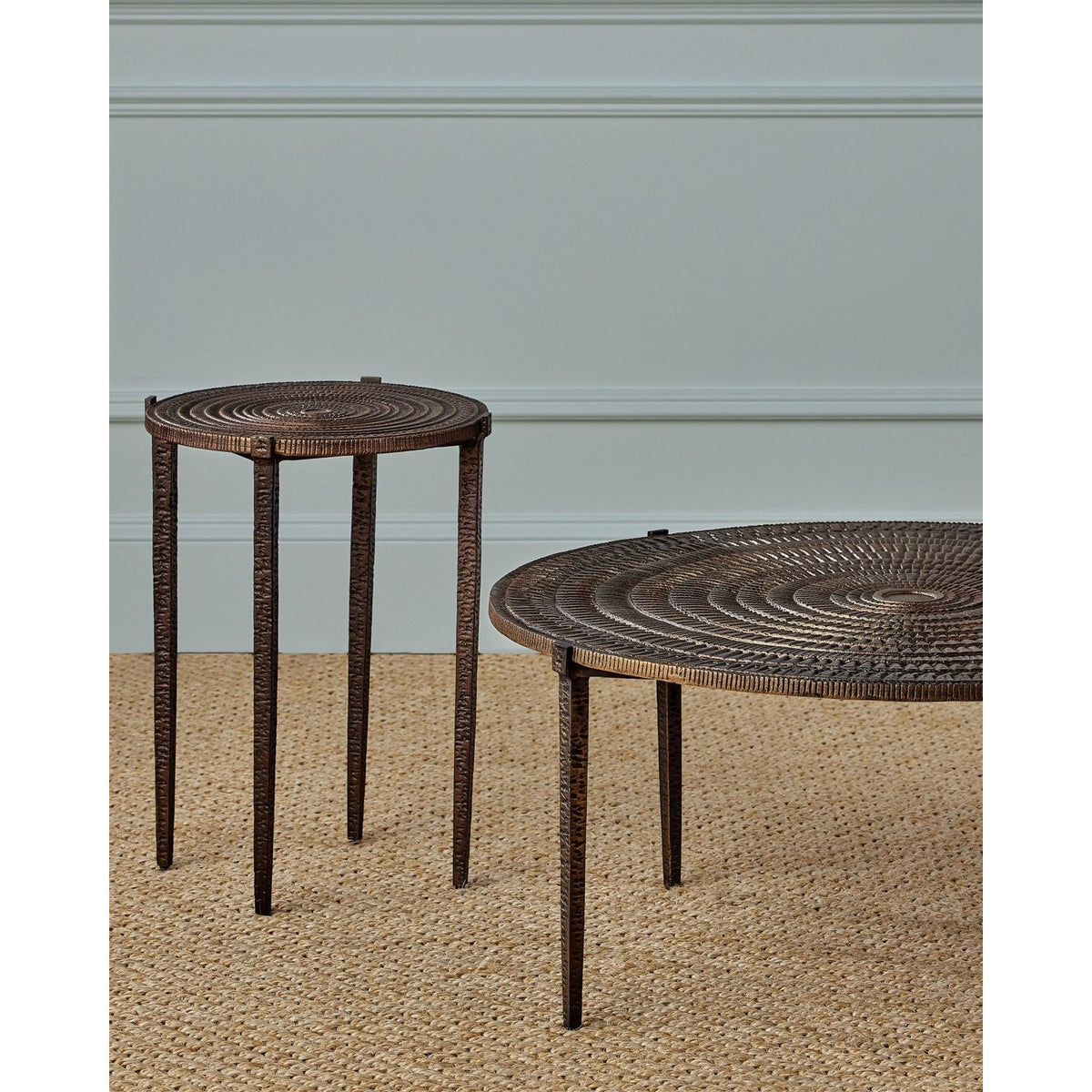Currey and Company 4000-0256 Unity Accent Table in Antique Bronze/Dark Bronze