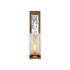 Currey and Company 5000-0296 Wynyard Wall Sconce in Clear/Frosted/Antique Mirror/Antique Gold