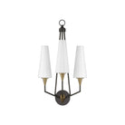 Currey and Company 5000-0303 Hennin Wall Sconce in Polished Antique Brass/Oil Rubbed Bronze