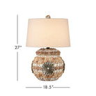 Currey and Company 6000-1055 Seascape Table Lamp in Natural