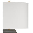 Currey and Company 6000-1061 Balustrade Table Lamp in Distressed Light Black