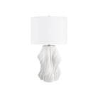 Currey and Company 6000-1067 Watershed Table Lamp in White