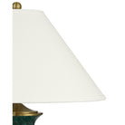 Currey and Company 6000-1070 Claude Table Lamp in Green/Antique Brass