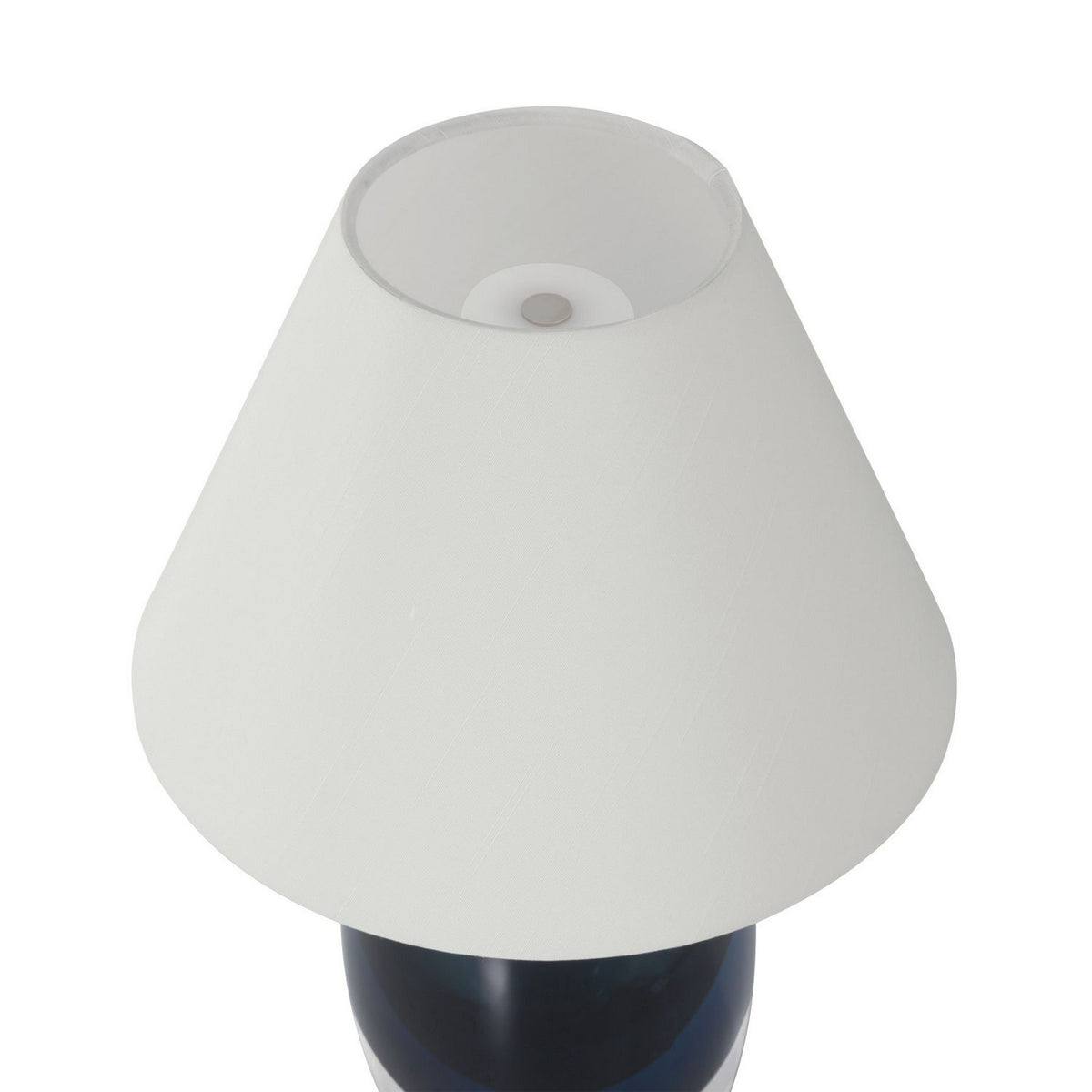 Currey and Company 6700-0019 Danza Cordless Table Lamp in Blue/Clear/Polished Nickel