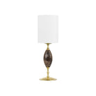 Currey and Company 6700-0020 Marche Cordless Table Lamp in Brown/Brass