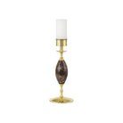 Currey and Company 6700-0020 Marche Cordless Table Lamp in Brown/Brass
