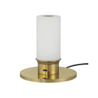 Currey and Company 6700-0020 Marche Cordless Table Lamp in Brown/Brass