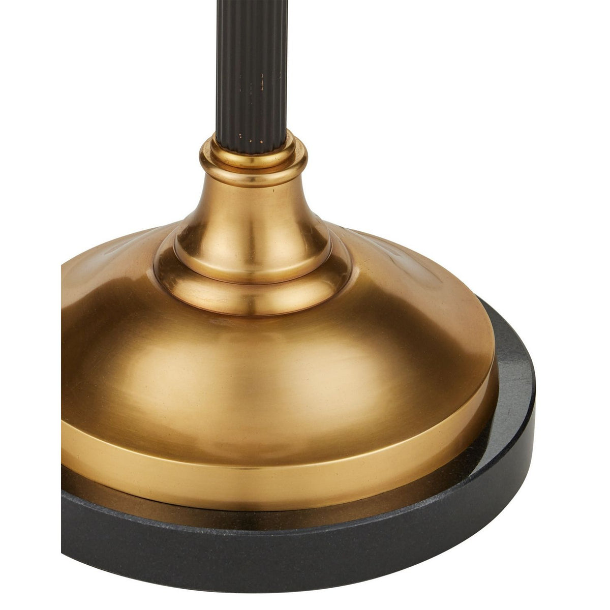 Currey and Company 8000-0176 Haines Floor Lamp in Bronze/Vintage Brass
