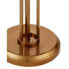 Currey and Company 8000-0182 Metropolis Floor Lamp in Metallic Champagne/Frosted