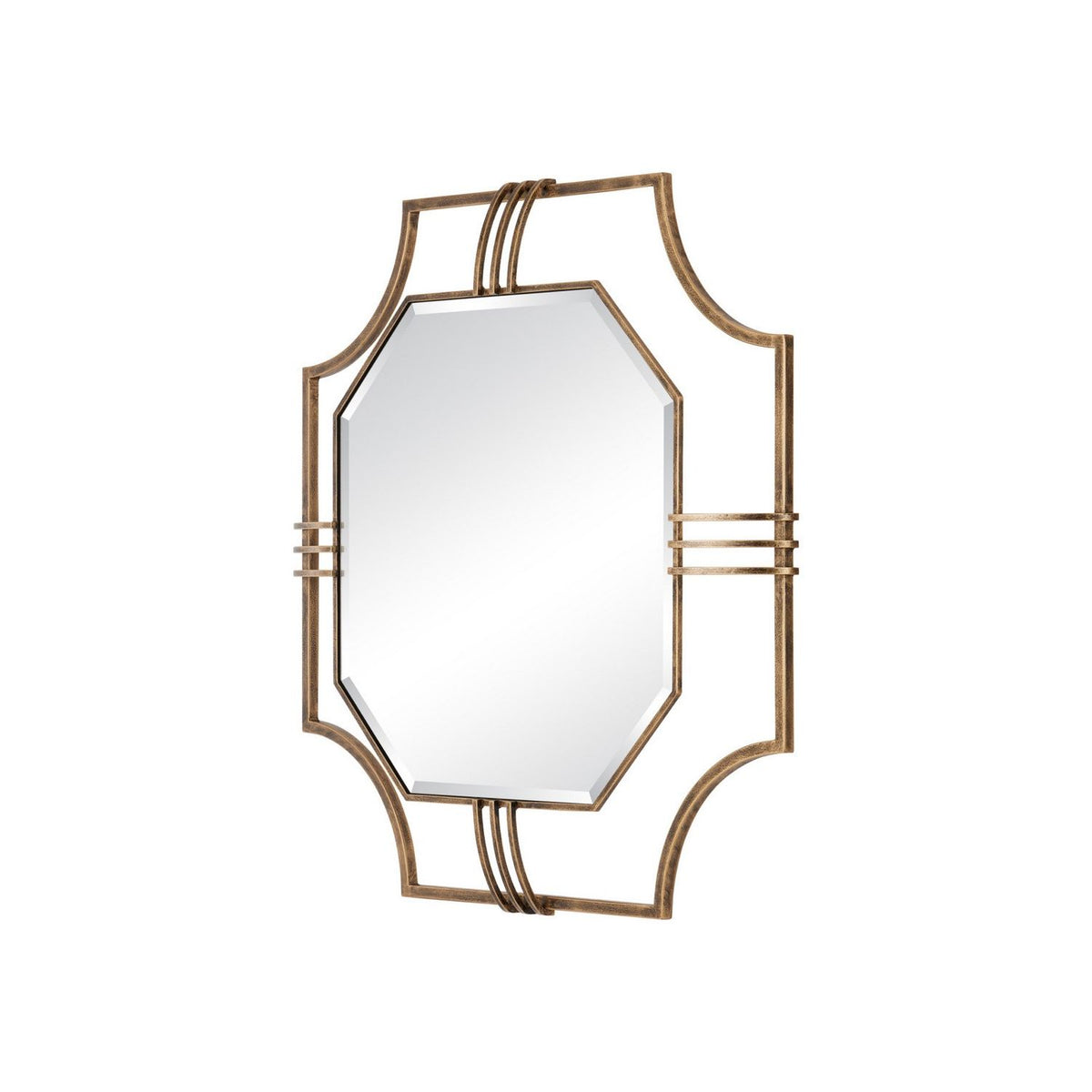 Currey and Company 1000-0173 Sojourner Mirror in Antique Gold
