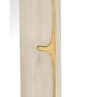 Currey and Company 1000-0178 Orin Mirror in Marbled Ivory/Brushed Brass