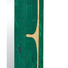 Currey and Company 1000-0179 Orin Mirror in Green/Brushed Brass