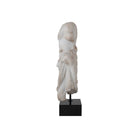 Currey and Company 1200-1085 Delos Torso on Metal Stand in Antique Off-White/Black