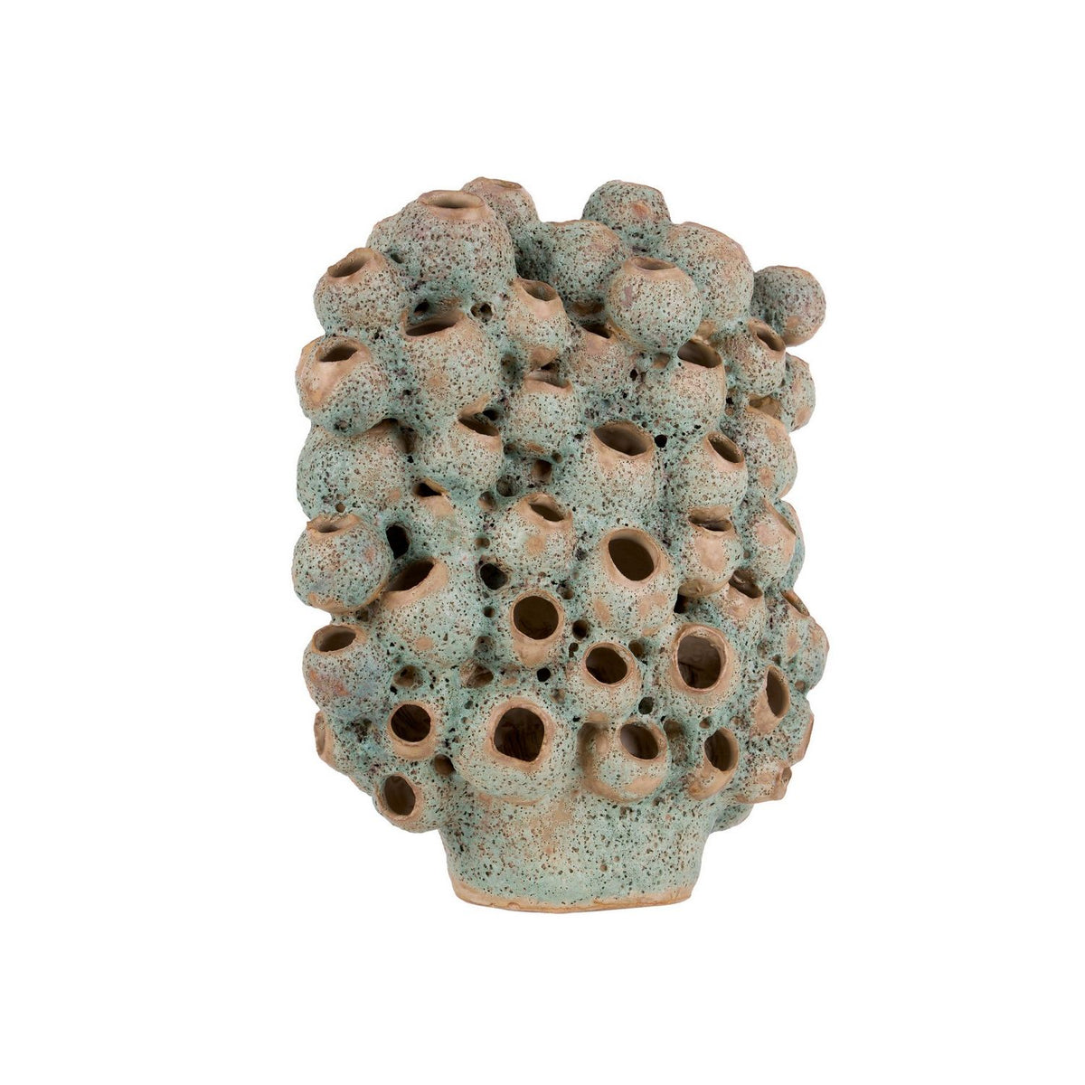 Currey and Company 1200-1107 Sunken Boat Barnacle Object in Moss Green