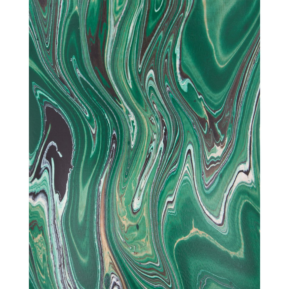 Currey and Company 1200-1117 Tamarind Vase in Marbleized Dark Green