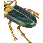 Currey and Company 1200-1118 Beetle Colony Set of 3 in Polished Brass/Natural