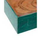 Currey and Company 1200-1122 Orin Box Set of 2 in Green/Brushed Brass