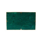 Currey and Company 1200-1122 Orin Box Set of 2 in Green/Brushed Brass