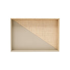 Currey and Company 1200-1142 Evren Tray Set of 2 in Gray/Natural