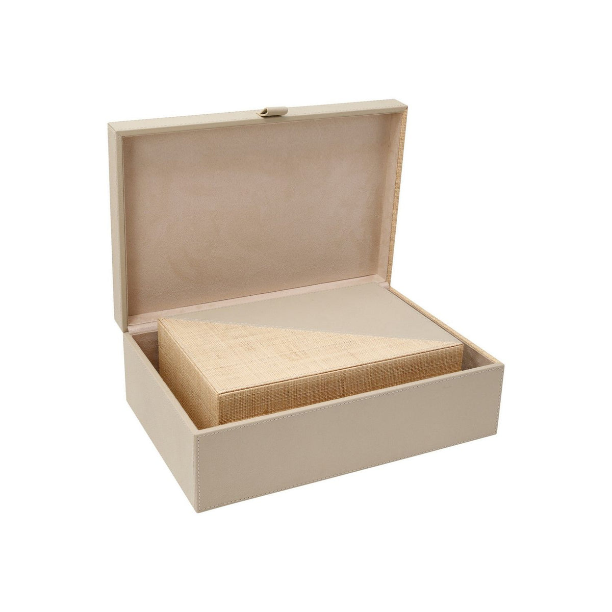 Currey and Company 1200-1143 Evren Box Set of 2 in Gray/Natural