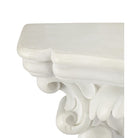 Currey and Company 1200-1155 Acanthus Wall Shelf in Antique Off-White