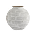 Currey and Company 1200-1158 Tussock Vase Set of 2 in White