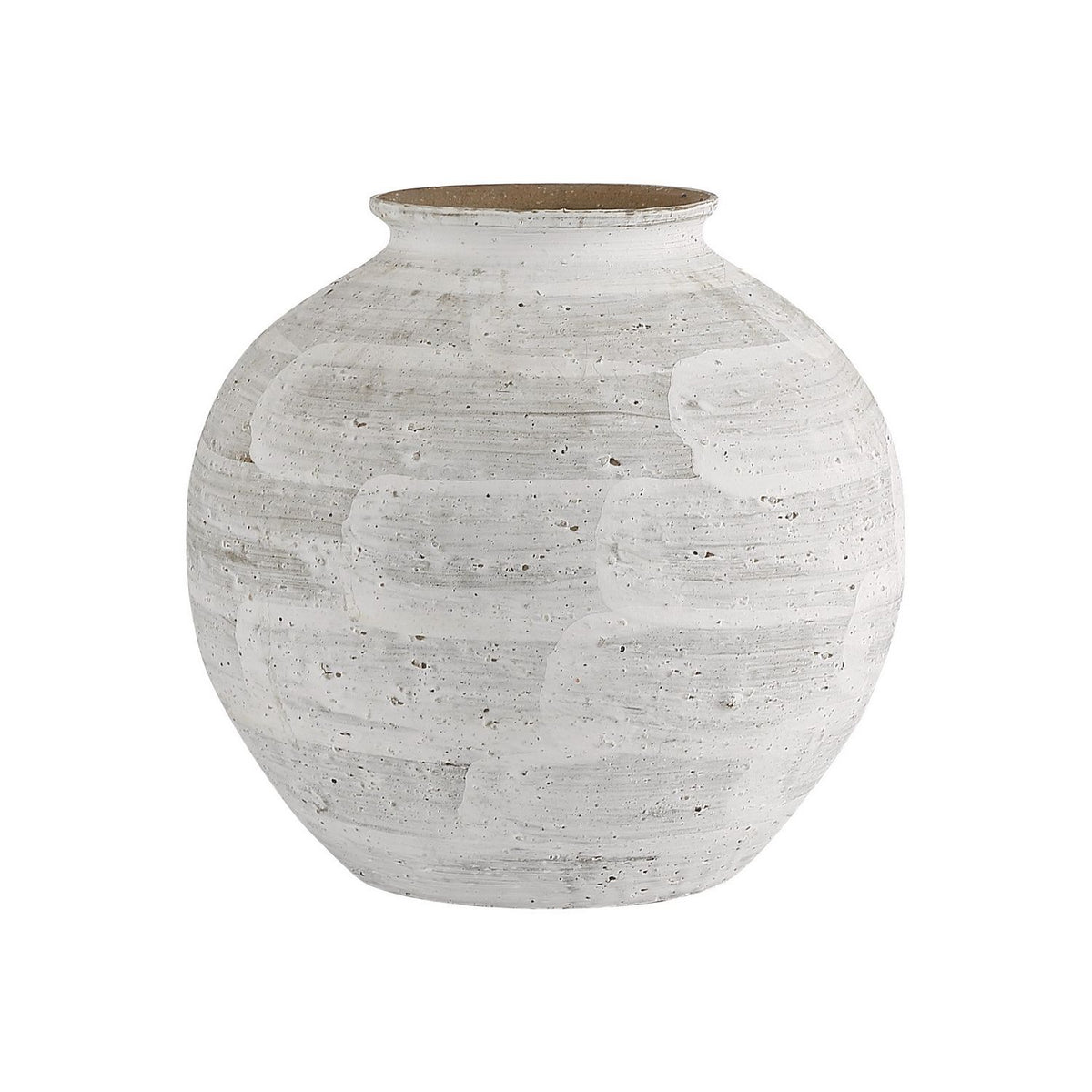 Currey and Company 1200-1158 Tussock Vase Set of 2 in White