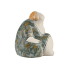 Currey and Company 1200-1161 Rubina Sculpture in Off-White/Green/Orange/Yellow