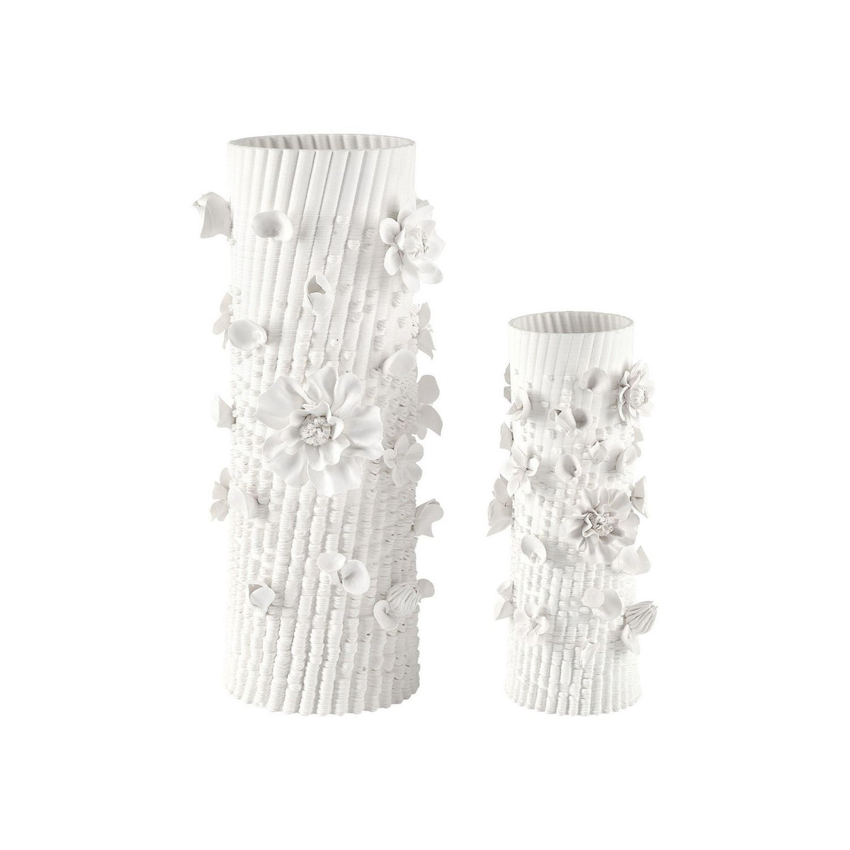 Currey and Company 1200-1166 Sylva Vase in White