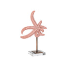 Currey and Company 1200-1171 Starfish Set of 2 in Pink
