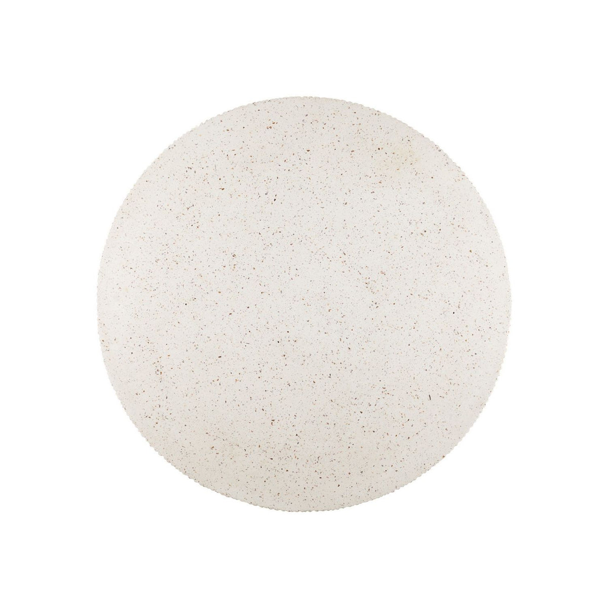 Currey and Company 2000-0053 Ridge Terrazzo Cocktail Table in Ivory Terrazzo